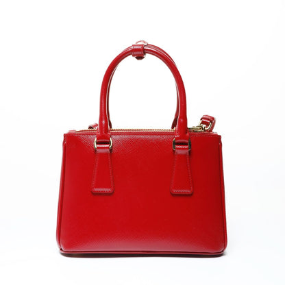 Prada Shoulder Bag Saffiano Leather Patent 2-Way — view 2