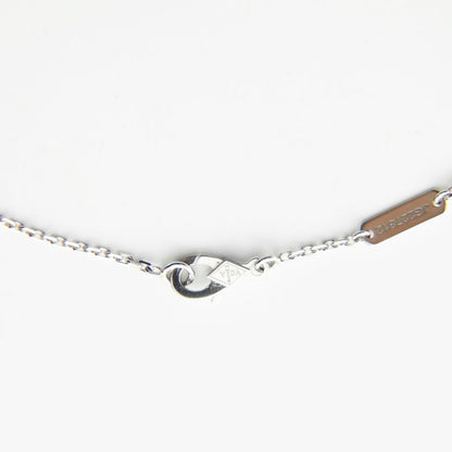 Van Cleef & Arpels Necklace Alhambra Guilloche White Gold — view 7