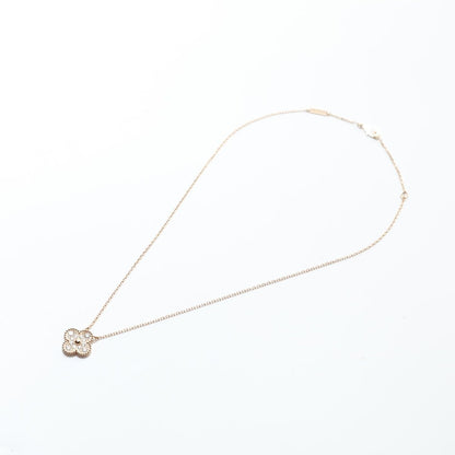 Van Cleef & Arpels Necklace Alhambra Diamond Pink Gold — view 3