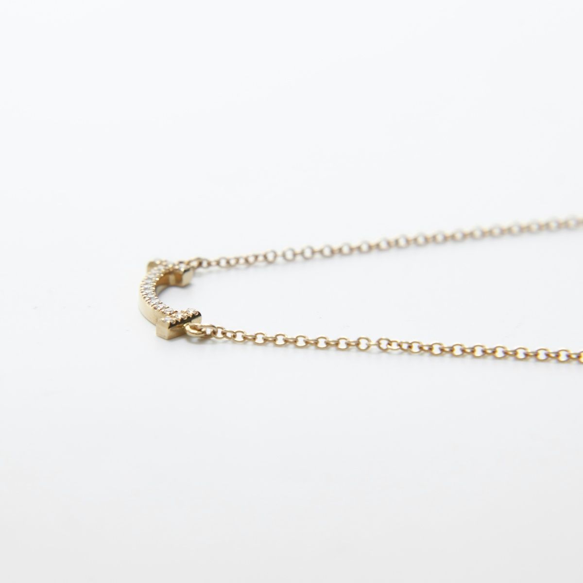 Tiffany & Co Necklace T Smile Mini Diamond — view 4
