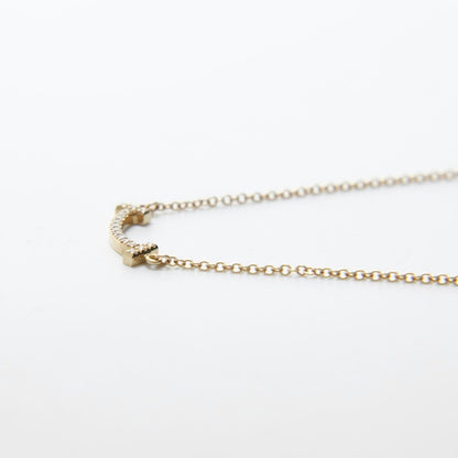 Tiffany & Co Necklace T Smile Mini Diamond — view 4