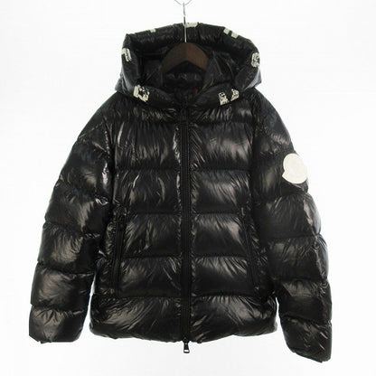 Moncler 1 Dubois Down Jacket Logo Print Black White Outer Japan Co Ltd