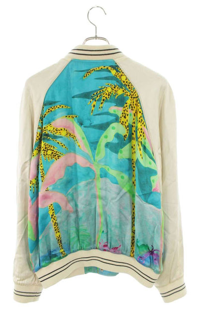 Celine Palm Tree Hawaiian All Over Print Teddy Jacket 48 — view 2
