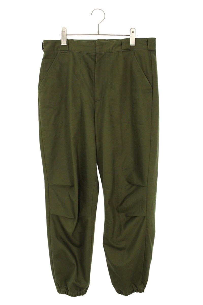 Prada Triangle Logo Herringbone Long Pants 48