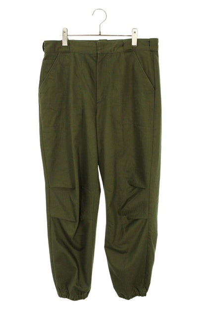 Prada Triangle Logo Herringbone Long Pants 48