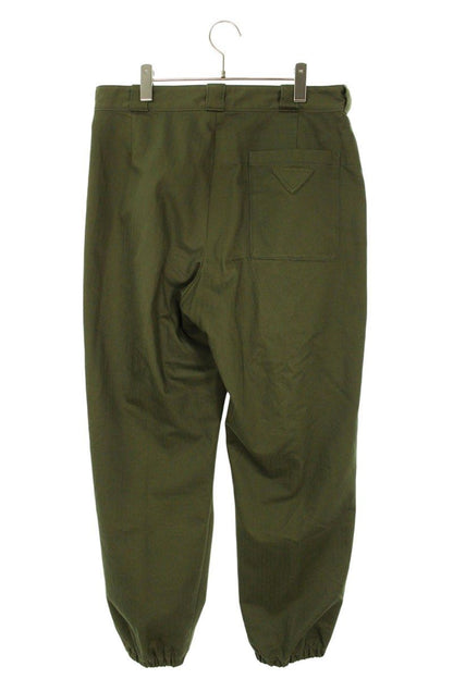 Prada Triangle Logo Herringbone Long Pants 48 — view 2