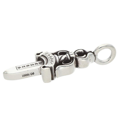 Chrome Hearts Double Dagger Pendant Silver Necklace — view 4