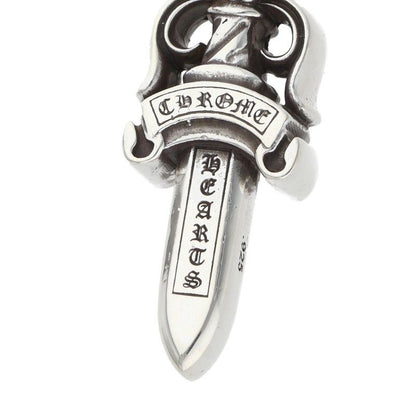 Chrome Hearts Double Dagger Pendant Silver Necklace — view 3