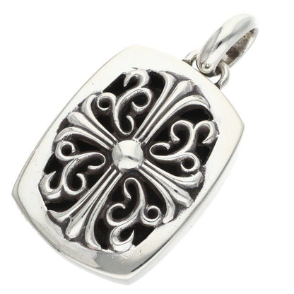 Chrome Hearts Keeper Pendant Silver Necklace