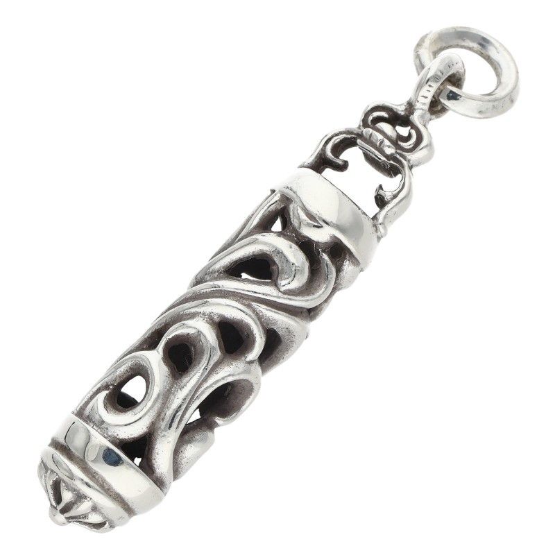 Chrome Hearts Roller Pendant Silver Necklace