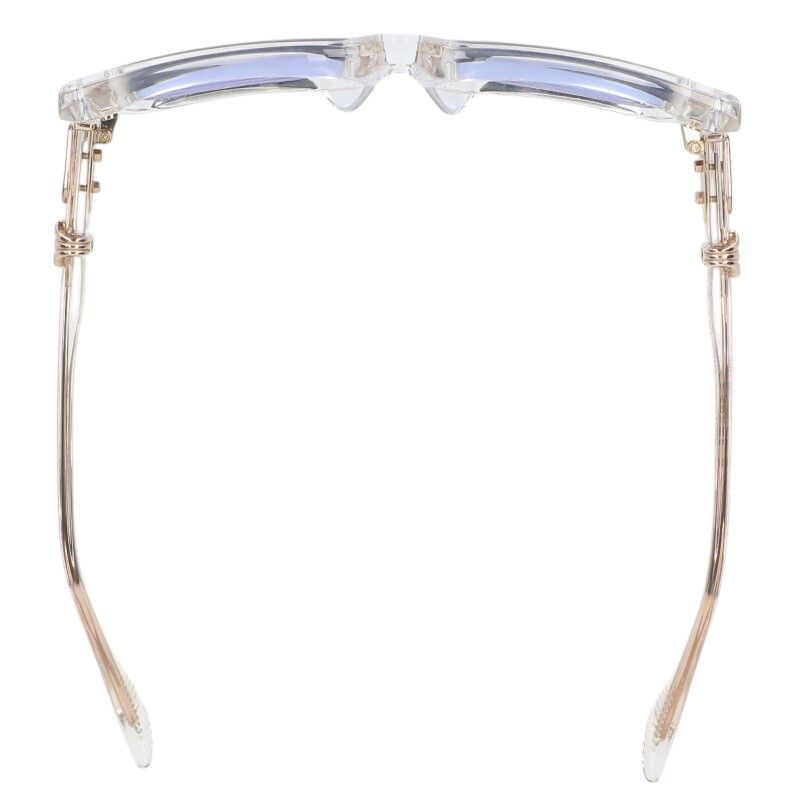 Chrome Hearts Cliterally Clear Frame Crosstail Sunglasses 52 Eyewear — view 3