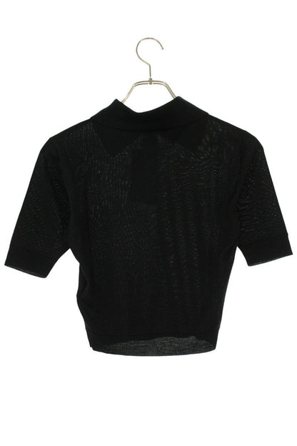 Saint Laurent Paris Knit Short Sleeve Polo Shirt XS — view 2