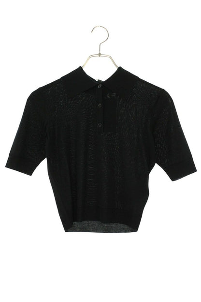 Saint Laurent Paris Knit Short Sleeve Polo Shirt XS