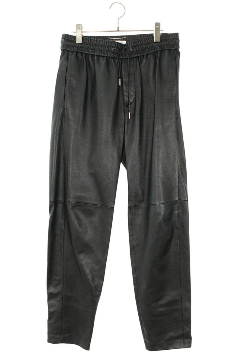 Saint Laurent Paris Joggers in Lambskin Long Pants 44