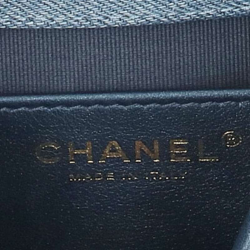 Chanel Quilted Denim Flap Shoulder Bag — view 3