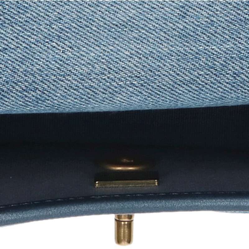 Chanel Quilted Denim Flap Shoulder Bag — view 4
