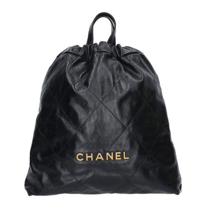 Chanel 22 Large Shiny Calfskin Backpack