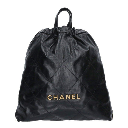 Chanel 22 Large Shiny Calfskin Backpack