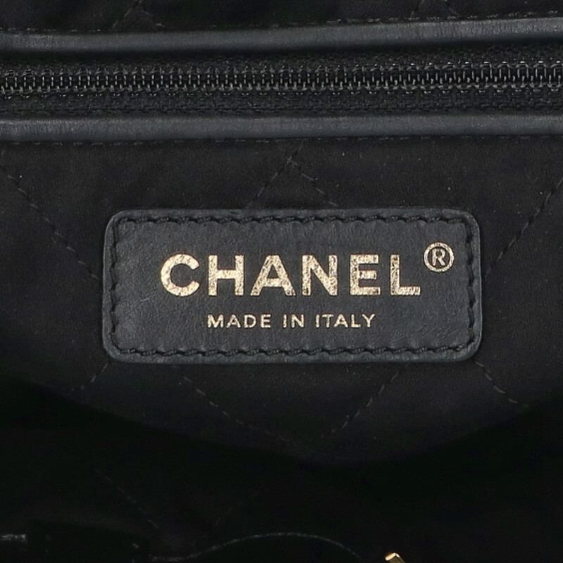 Chanel 22 Large Shiny Calfskin Backpack — view 3