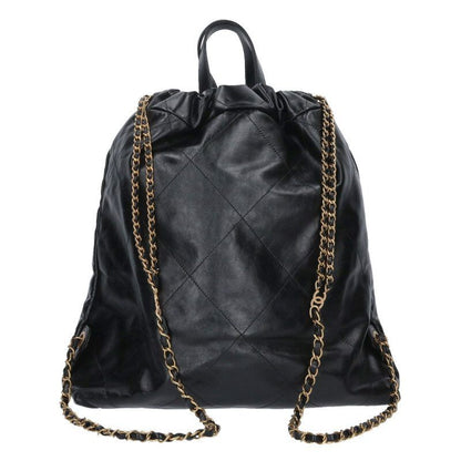 Chanel 22 Large Shiny Calfskin Backpack — view 2
