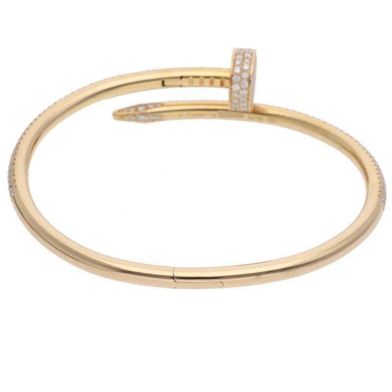 Cartier Juste UN Clou Bracelet Dia 18k Yellow Gold Diamond 16 — view 2