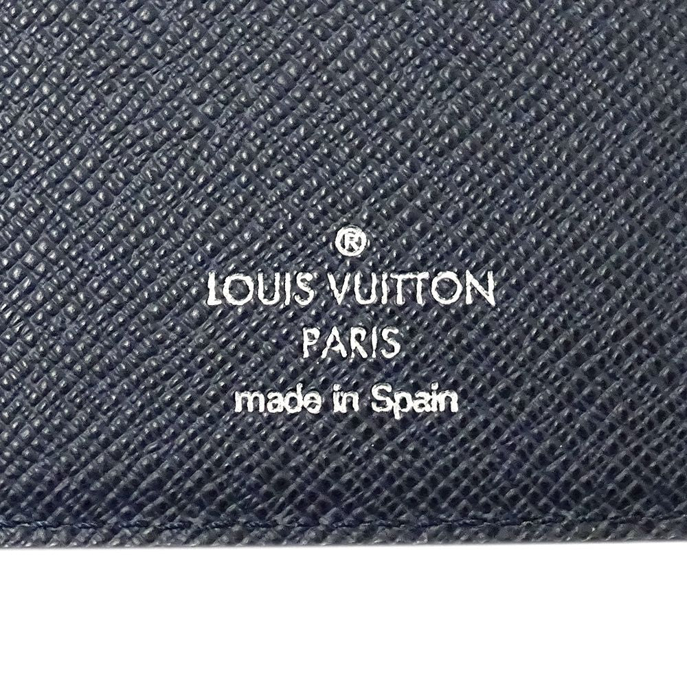 Louis Vuitton Wallet Epi Portefeuille Brazza Blue Marine Bifold — view 5