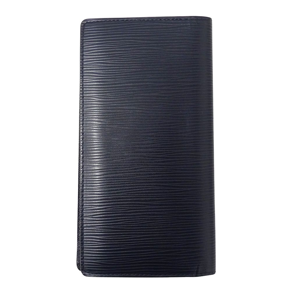 Louis Vuitton Wallet Epi Portefeuille Brazza Blue Marine Bifold — view 2