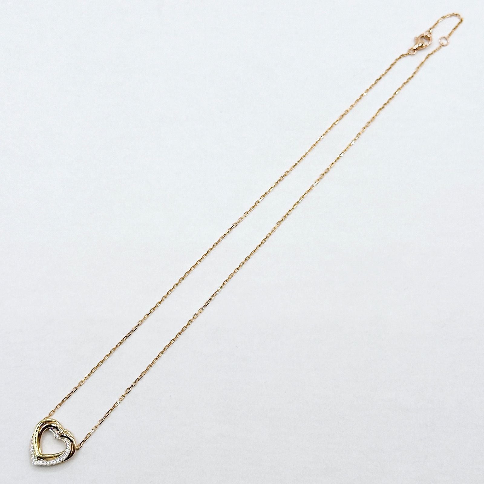 Cartier Trinity Heart Pink Gold Necklace Cm — view 6
