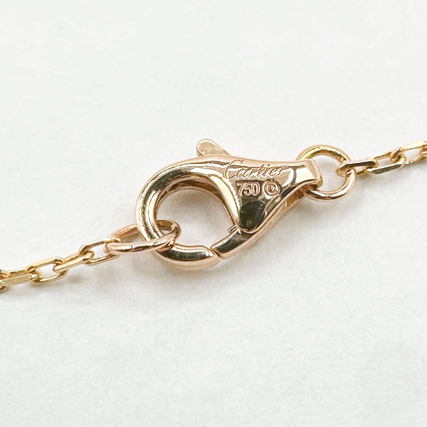 Cartier Trinity Heart Pink Gold Necklace Cm — view 4