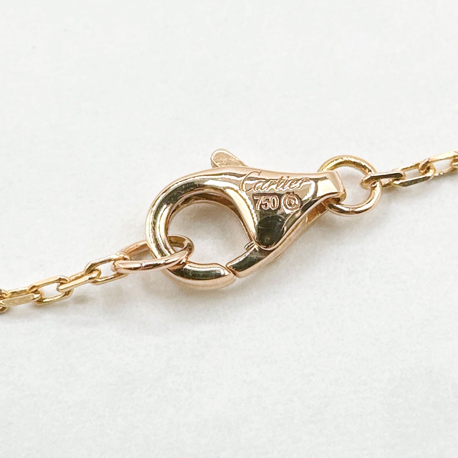 Cartier Trinity Heart Pink Gold Necklace Cm — view 4