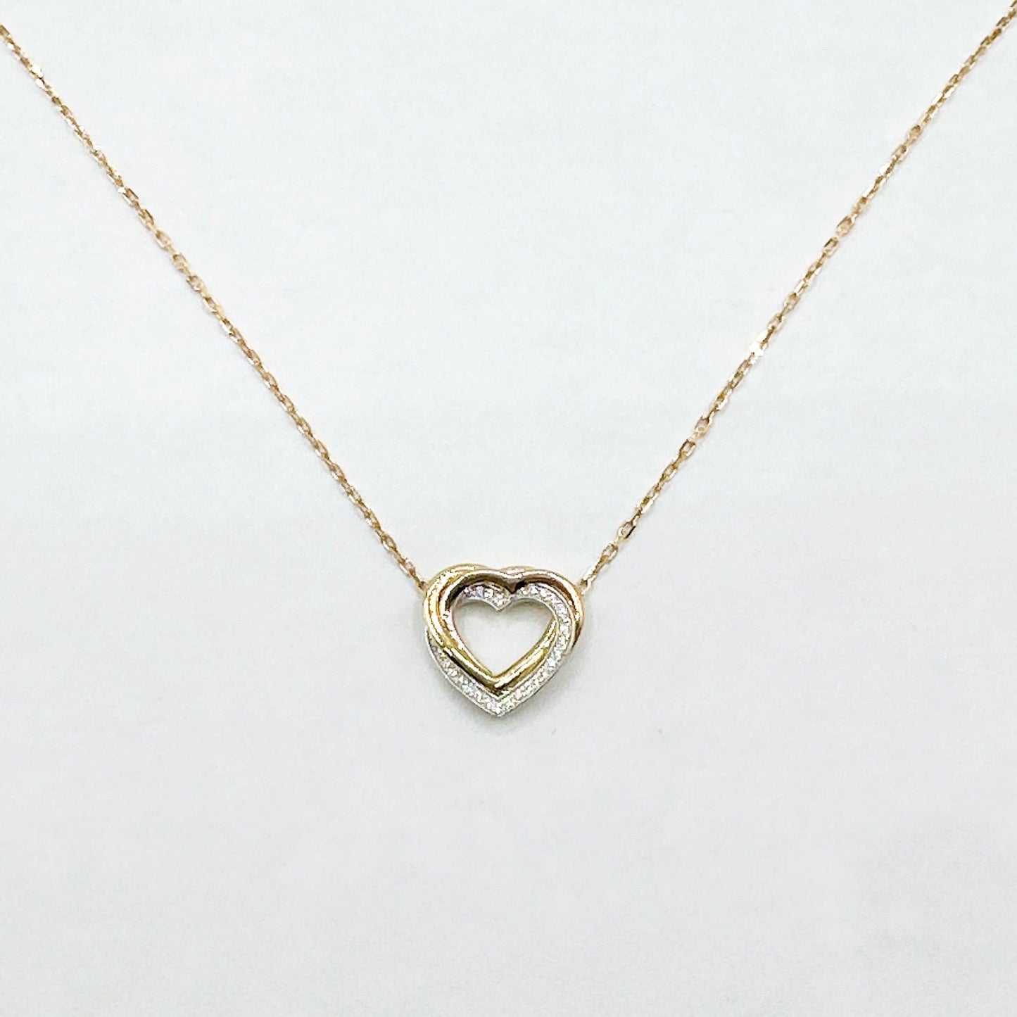 Cartier Trinity Heart Pink Gold Necklace Cm — view 5