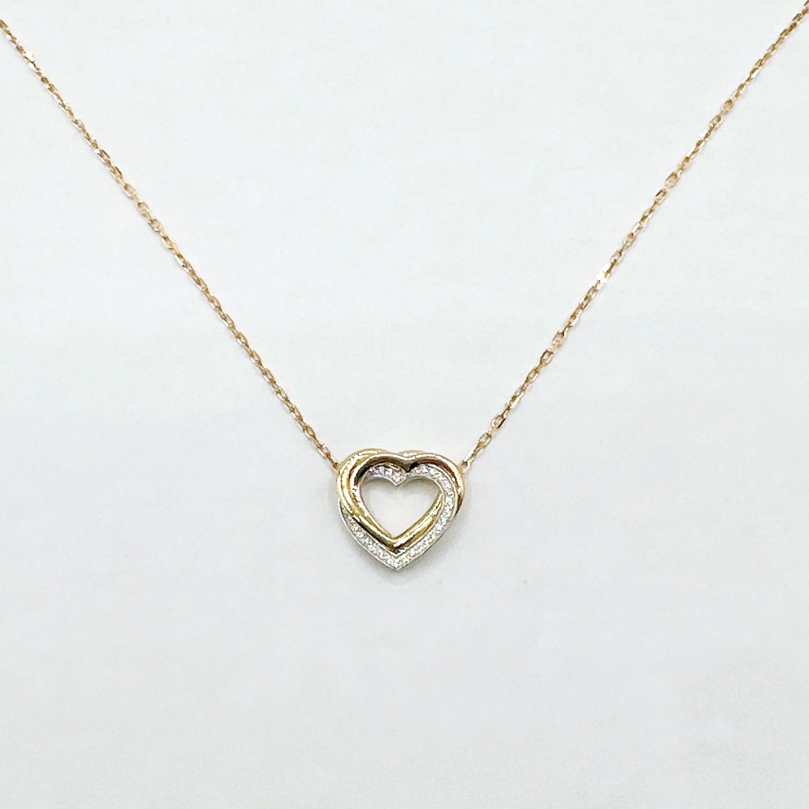 Cartier Trinity Heart Pink Gold Necklace Cm — view 5