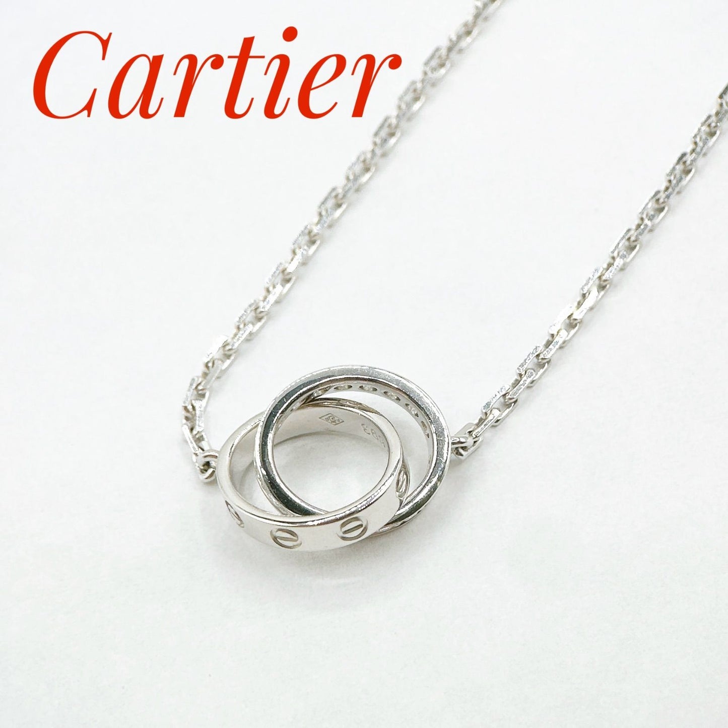 Cartier Baby Love White Gold Necklace 45 cm