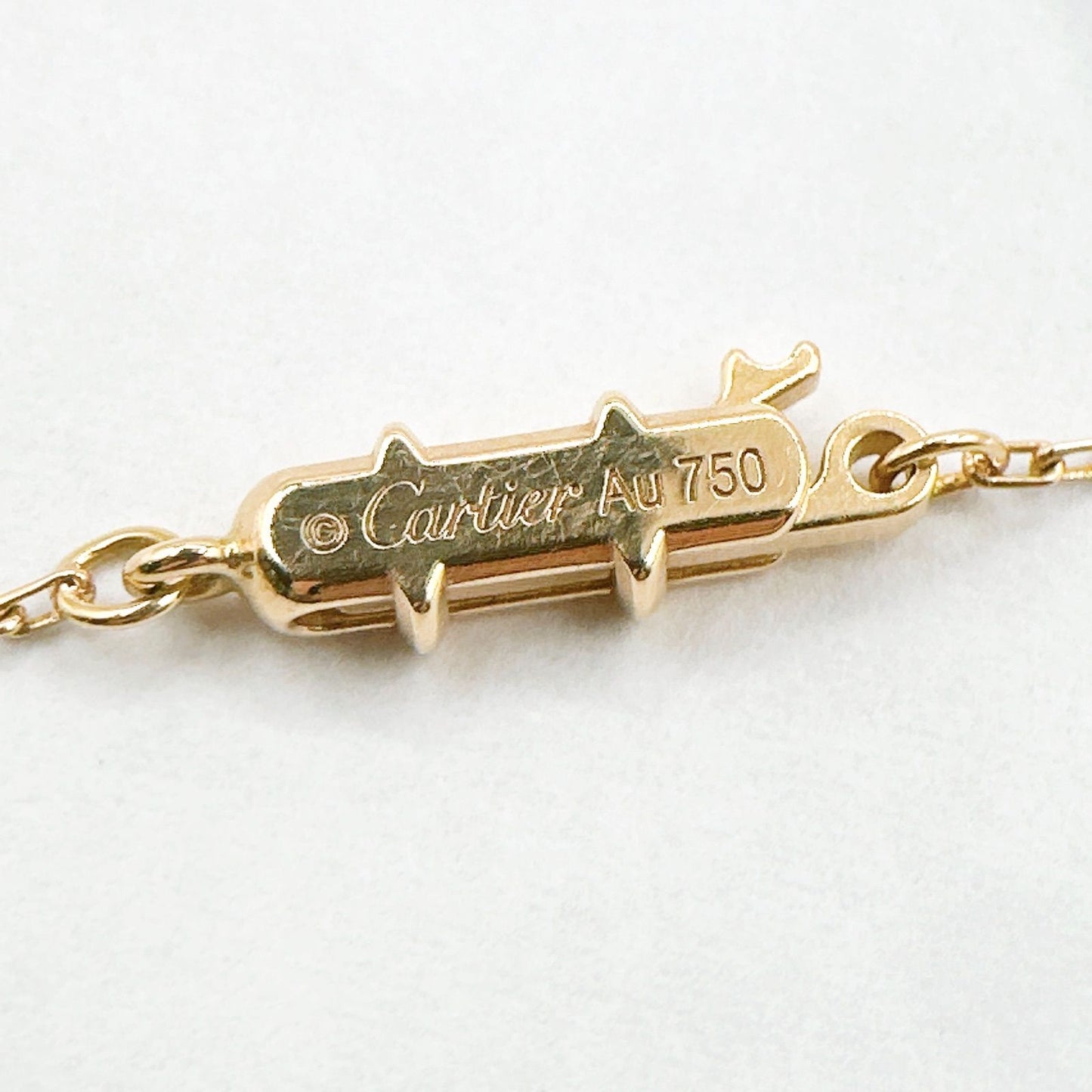 Cartier Trinity Diamond Pink Gold Necklace 42 cm — view 4