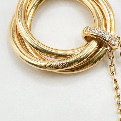 Cartier Trinity Diamond Pink Gold Necklace 42 cm — view 6
