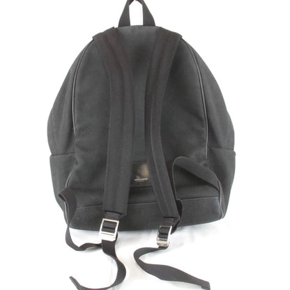 Saint Laurent Yves Studded Backpack Cotton Canvas Black — view 2