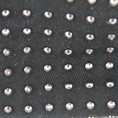 Saint Laurent Yves Studded Backpack Cotton Canvas Black — view 7