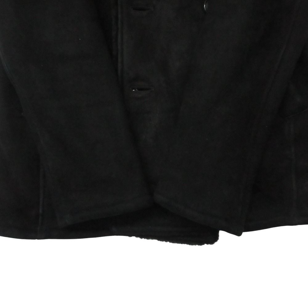 Bottega Veneta Coat Lambskin Sheep Leather Shearling Black — view 5