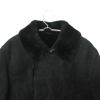 Bottega Veneta Coat Lambskin Sheep Leather Shearling Black — view 4