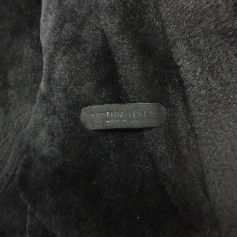 Bottega Veneta Coat Lambskin Sheep Leather Shearling Black — view 7
