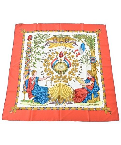 Hermes Bandana Scarf Orange