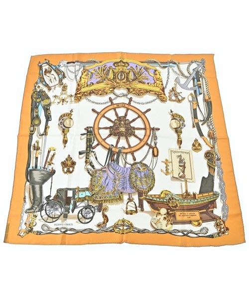 Hermes Bandana Scarf Yellow