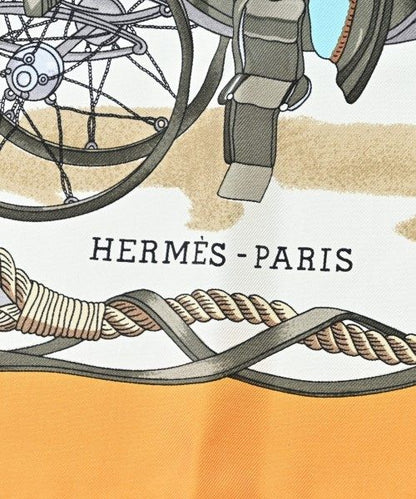 Hermes Bandana Scarf Yellow — view 3