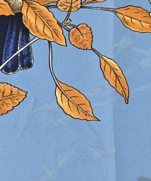 Hermes Bandana Scarf Navy — view 7