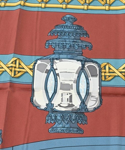 Hermes Bandana Scarf Orange — view 4