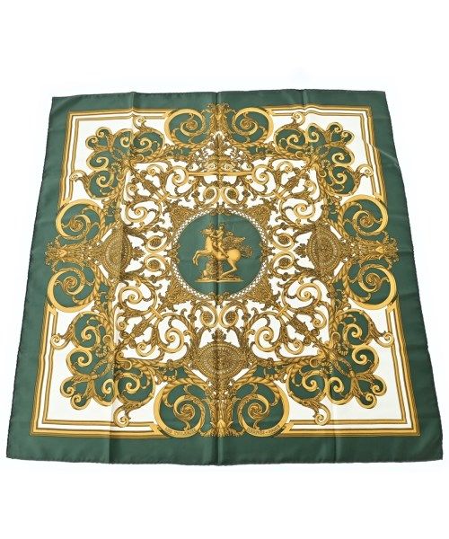 Hermes Bandana Scarf Green