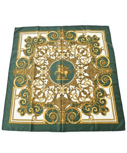 Hermes Bandana Scarf Green