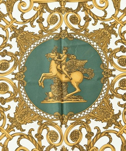 Hermes Bandana Scarf Green — view 2