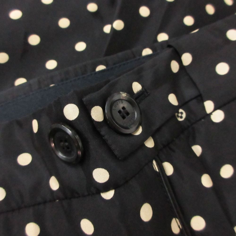 Louis Vuitton Pants Dot Monogram Flower Straight Black — view 7