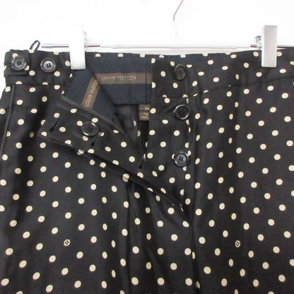 Louis Vuitton Pants Dot Monogram Flower Straight Black — view 5